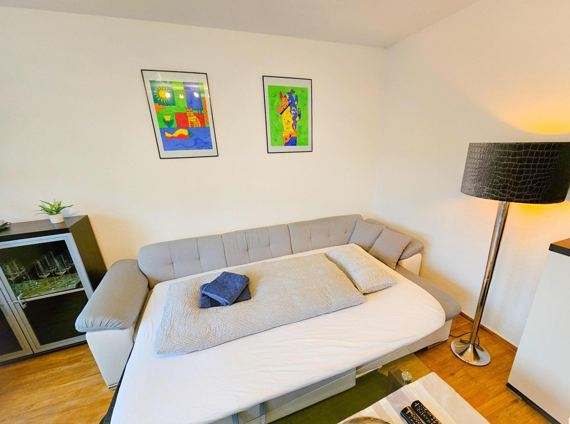 Ecocube Apartment2 Meppen14, Balkon, Kueche, Waschmaschine Exterior photo